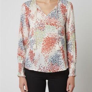 Lucky Brand Multicolor Floral Blouse